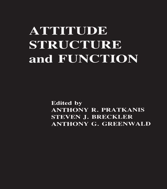 Attitude Structure and Function - cover