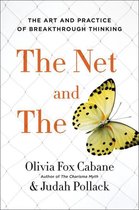 Boek "The Net and The" met de ondertitel "The Art and Practice of Breakthrough Thinking" door Olivia Fox Cabane en Judah Pollack. Een gele vlinder met zwarte stippen zit op een net.