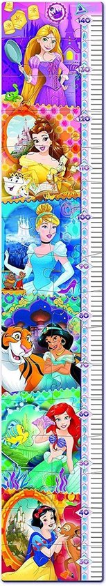 Clementoni - Disney Princess - Measure Me - Kinderpuzzel - 21 x 118 cm ...