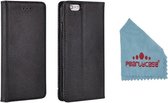 Pearlycase® Zwart Bookcase Hoesje voor Huawei P Smart