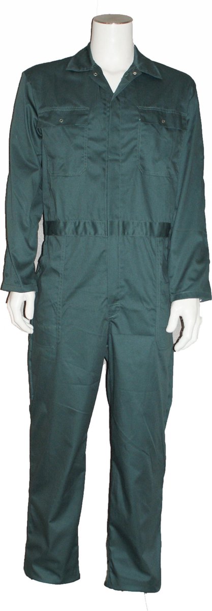 GAEVE Overall polyester/katoen flessengroen maat 70