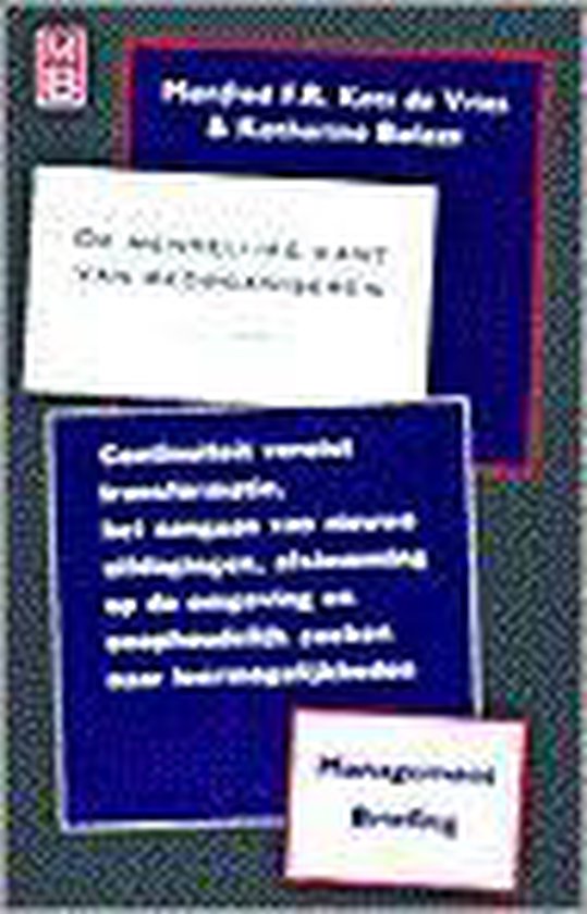 9789052612164 - Academic Service economie en bedrijfskunde De menselijke kant van reorganiseren