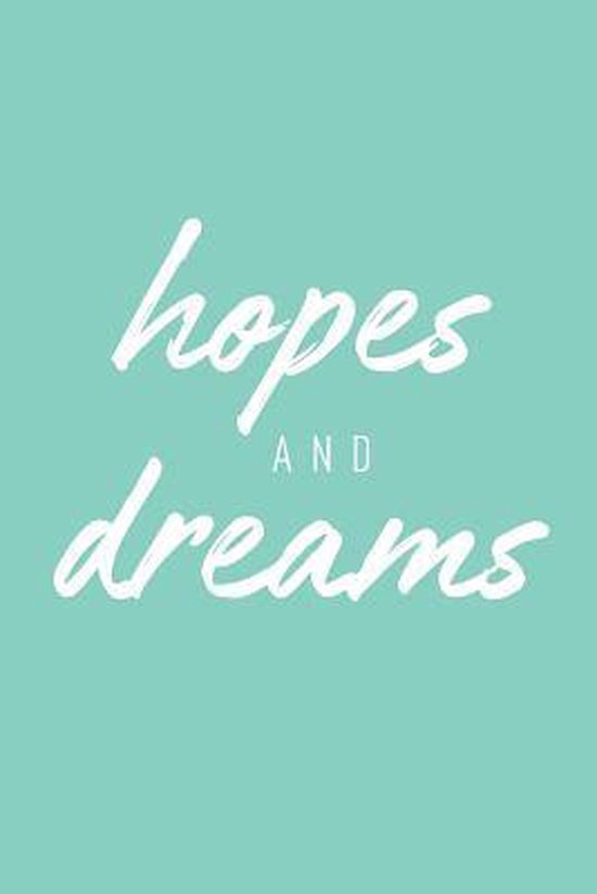 Hopes and Dreams, Creative Notebooks 9781542952484 Boeken