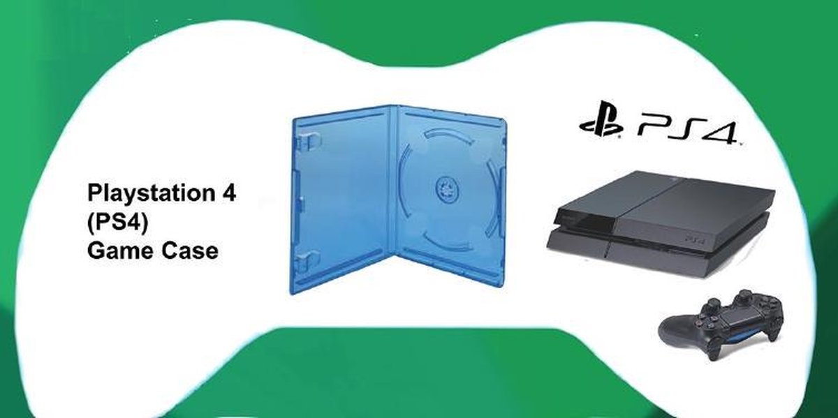 een experiment doen Denken Saga Playstation 4 Opbergdoosje hoesje compatible PS4 voor opbergen Playstation 4  spellen verpakking van 100 stuks | bol.com