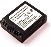 AccuCell-batterij geschikt voor Panasonic CGA-S002, CGR-S002, DMW-BM7