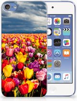 Geschikt voor iPod Touch 5 | 6 Uniek TPU Hoesje Tulpen
