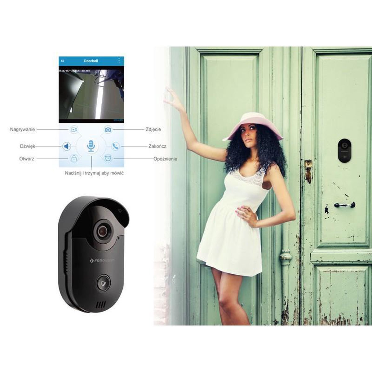 Ferguson FER2880OV Videodeurbel met Camera - afbeelding 2