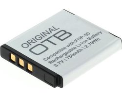 OTB Batterij Batterij Fuji NP-50 / NP-50A, Kodak Klic-7004, Pentax D-Li68 / D-Li122 - 750mAh
