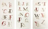 Winnie de Poeh - Alfabet muurstickers - Multi - 33,5x17 cm