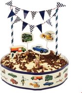 Topper Per Torta Fast One In Legno: Decorazione Auto Da Corsa Per Festa Di Compleanno A Tema Racing - 3