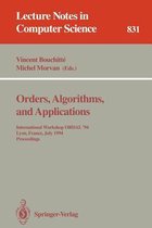 Orders, Algorithms and Applications