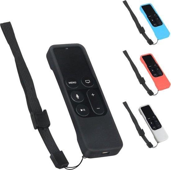 manipuleren kopen Vermelden Apple tv 4 remote | Siri remote | afstandsbediening silicone hoesje (zwart)  | bol.com
