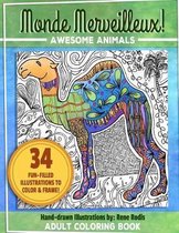 Monde Merveilleux! Adult Coloring Book