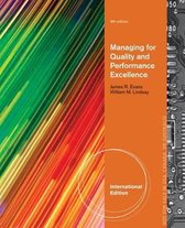 Managing for Quality and Performance Excellence, International Edition
