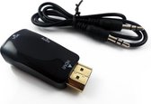 HDMI naar VGA Adapter Kabel incl. Audio 1080P HD (Plug & Play)