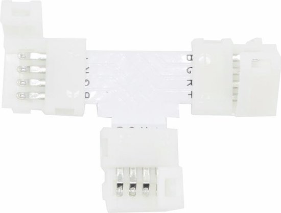 1 Stuk - 10mm T Connector voor RGB SMD5050 5630 LED strips