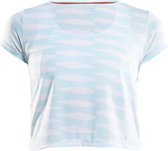 CRAFT Hardloopshirt Breakaway Short Tee - Sportshirt - Dames - P Trellis Heal