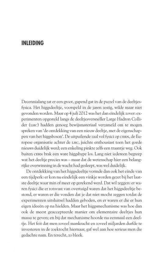 Pagina met de titel 'Inleiding' en tekst over deeltjesfysica.