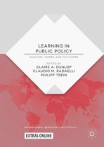 International Series on Public Policy - Learning in Public Policy