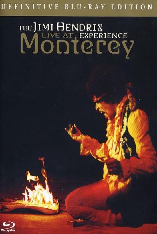 Cover van de film 'Jimi Hendrix - Live At Monterey'