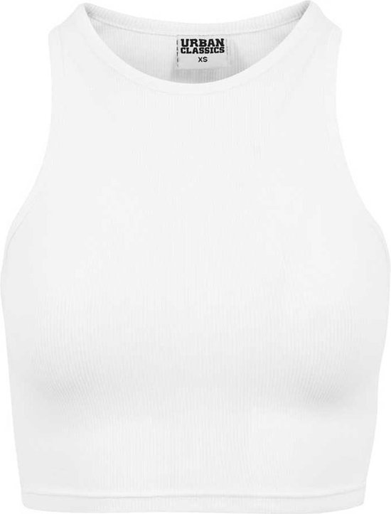 Urban Classics - Rib Crop top - Wit