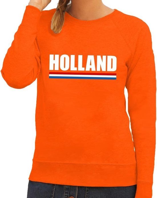 Bol Com Oranje Holland Supporter Sweater Trui Dames Oranje Koningsdag Supporter Kleding L