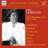 Lotte Lehmann - Lieder Recordings Volume 6 (CD)