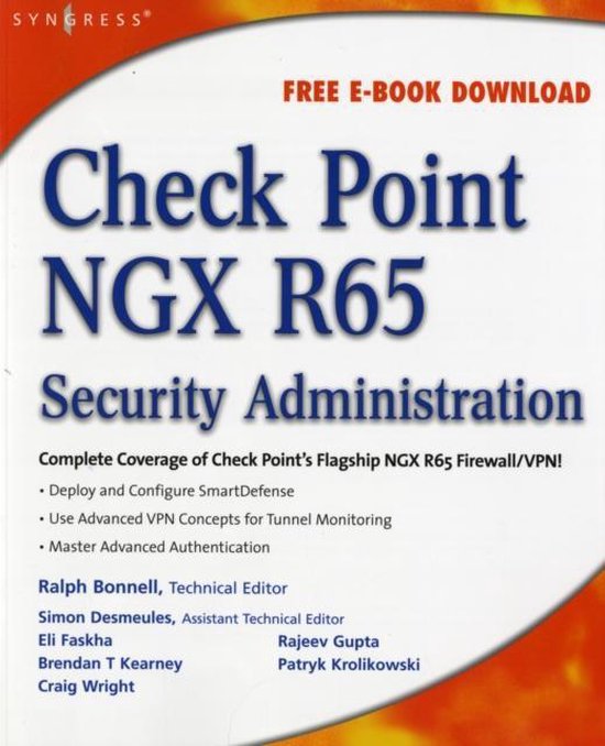 Check Point NGX R65 Security Administration - cover