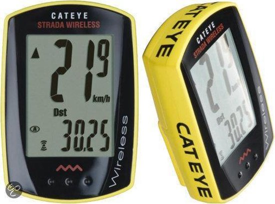 cateye strada wireless bicycle computer black cc rd300w