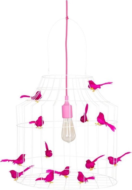 Hanglamp roze fuchsia | meisjeskamer | Large | bol.com