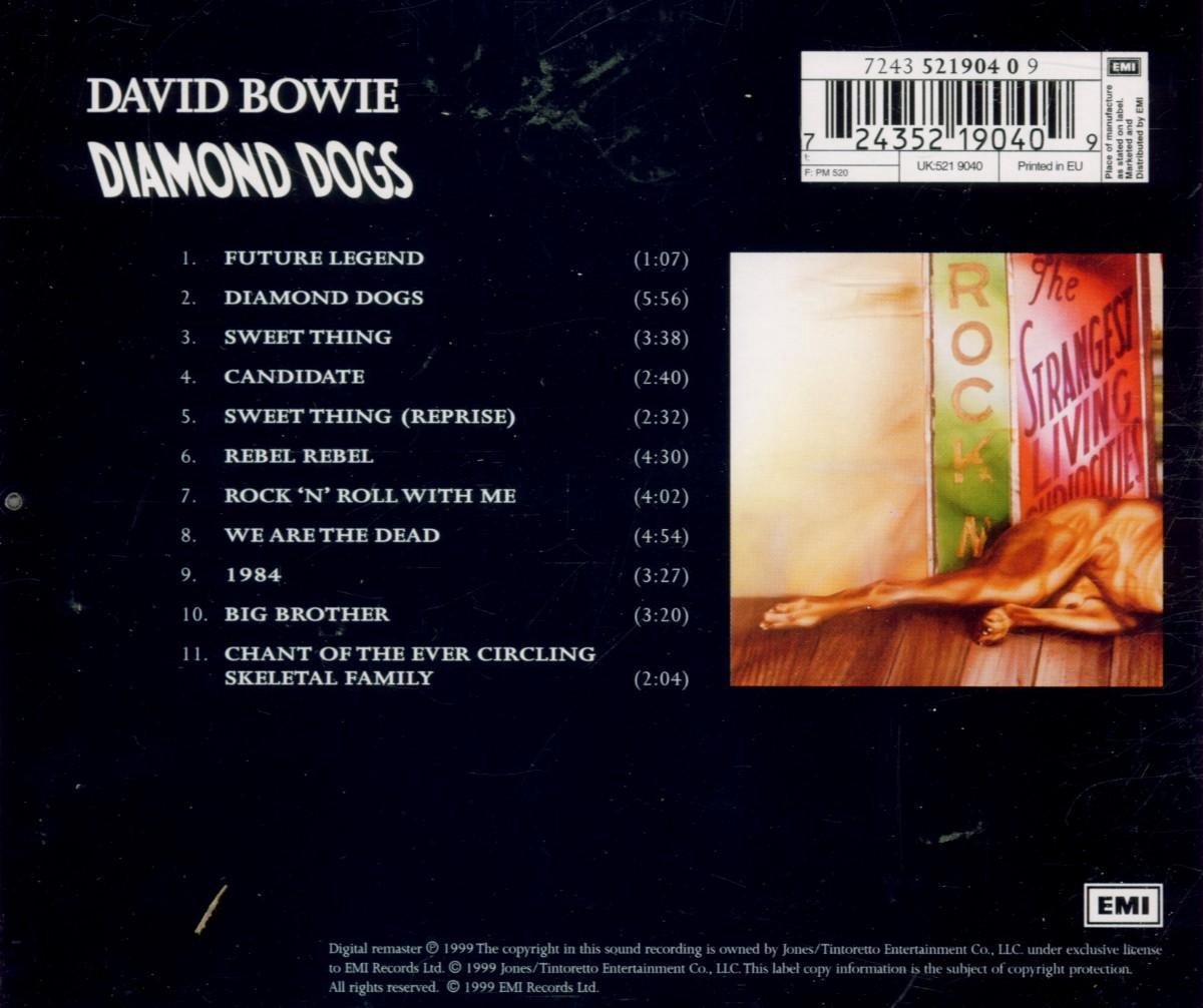 Diamond Dogs David Bowie CD album Muziek Bol