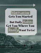 Motivation Gets You Started But Daily Habits Get You Where You Really Want To Go!