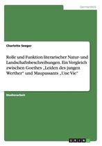 Rolle Und Funktion Literarischer Natur- Und Landschaftsbeschreibungen. Ein Vergleich Zwischen Goethes Leiden Des Jungen Werther Und Maupassants Une Vie