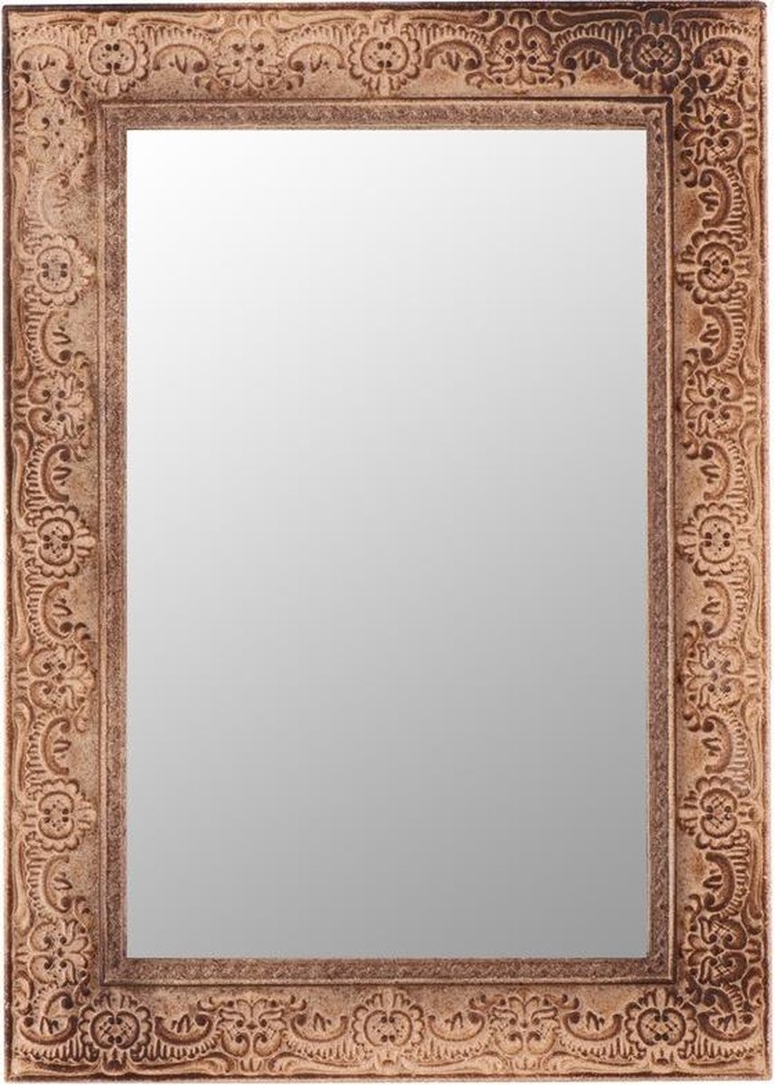 actie matig Inactief Bruine barok spiegel 38 cm | bol.com