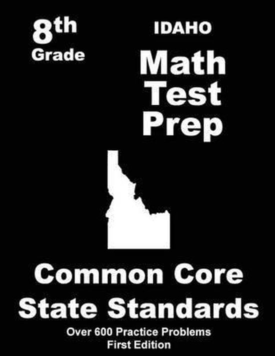 Idaho 8th Grade Math Test Prep - cover