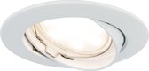 Paulmann Inbouwlamp LED Coin gesatineerd rond 7 W wit Set van 1 dimbaar en zwenkbaar