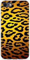 iPhone 8 Hoesje Luipaard Goud Zwart - Designed by Cazy