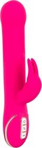 Vibe Couture – Tres Chic Bunny Vibrator met Rechte Verdikte Kop en Krachtige Motoren – 23 cm – Roze