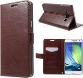 Kds PU Leather Walletcase cover hoesje Samsung Galaxy Core 4G G386F bruin