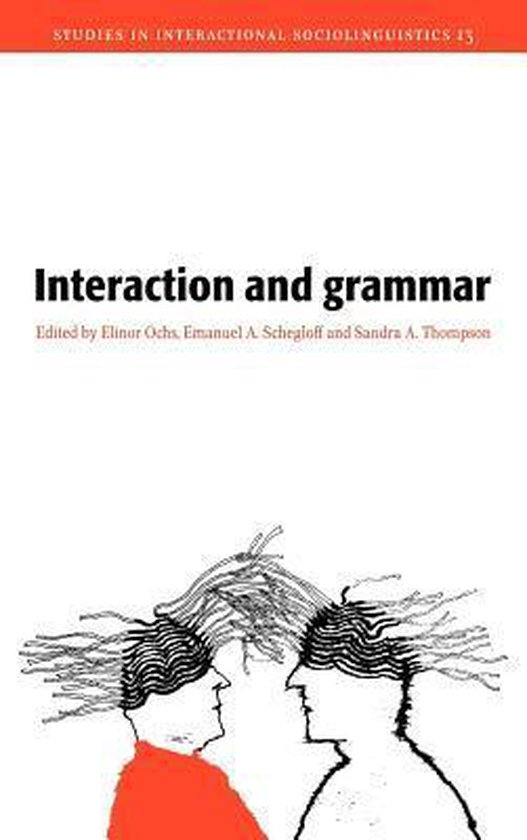 Foto: Studies in interactional sociolinguisticsseries number 13 interaction and grammar