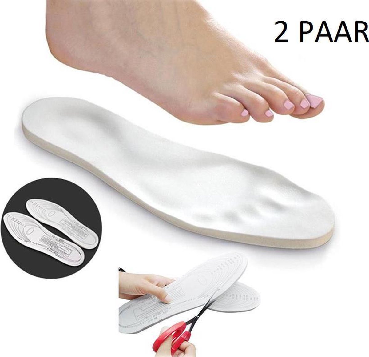 negative heel insoles
