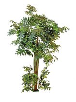 Europalms kunstplant palmboom - Caryota - Fishtail kunstpalm - 305 cm hoog - groen