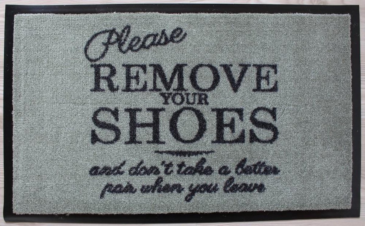 Remove Your Shoes Binnenmat | bol.com
