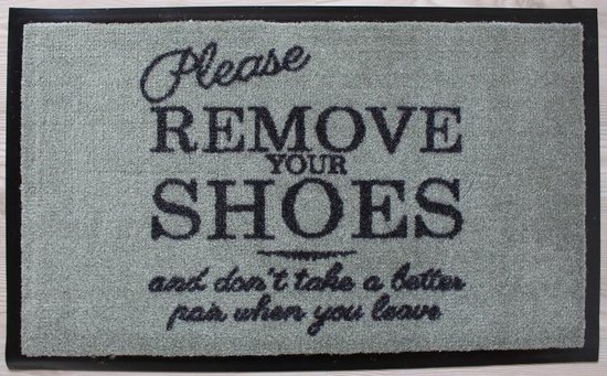 Remove Your Shoes Binnenmat