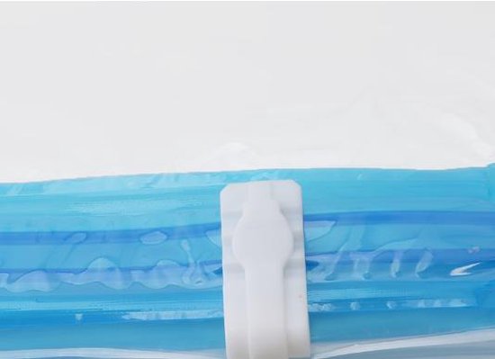 optillen ontslaan Humaan Herbruikbare sterke plastic opberg zak - Met schuifje - Hersluitbare vacuüm  opbergzak... | bol.com