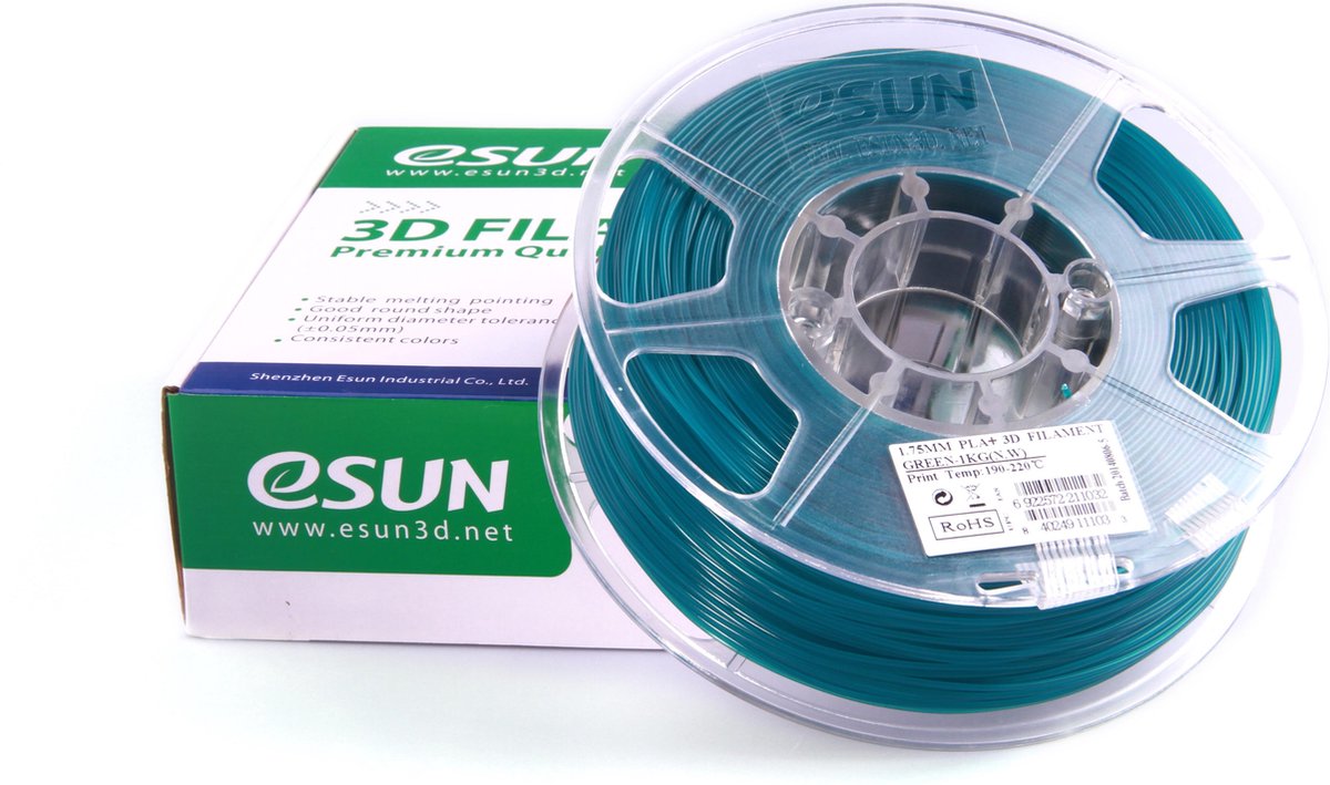 eSun PLA+ Green - 2.85mm - 3D printer filament