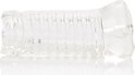 Heldere Calexotics Basic Essentials Tight Pussy masturbator, geribbeld.