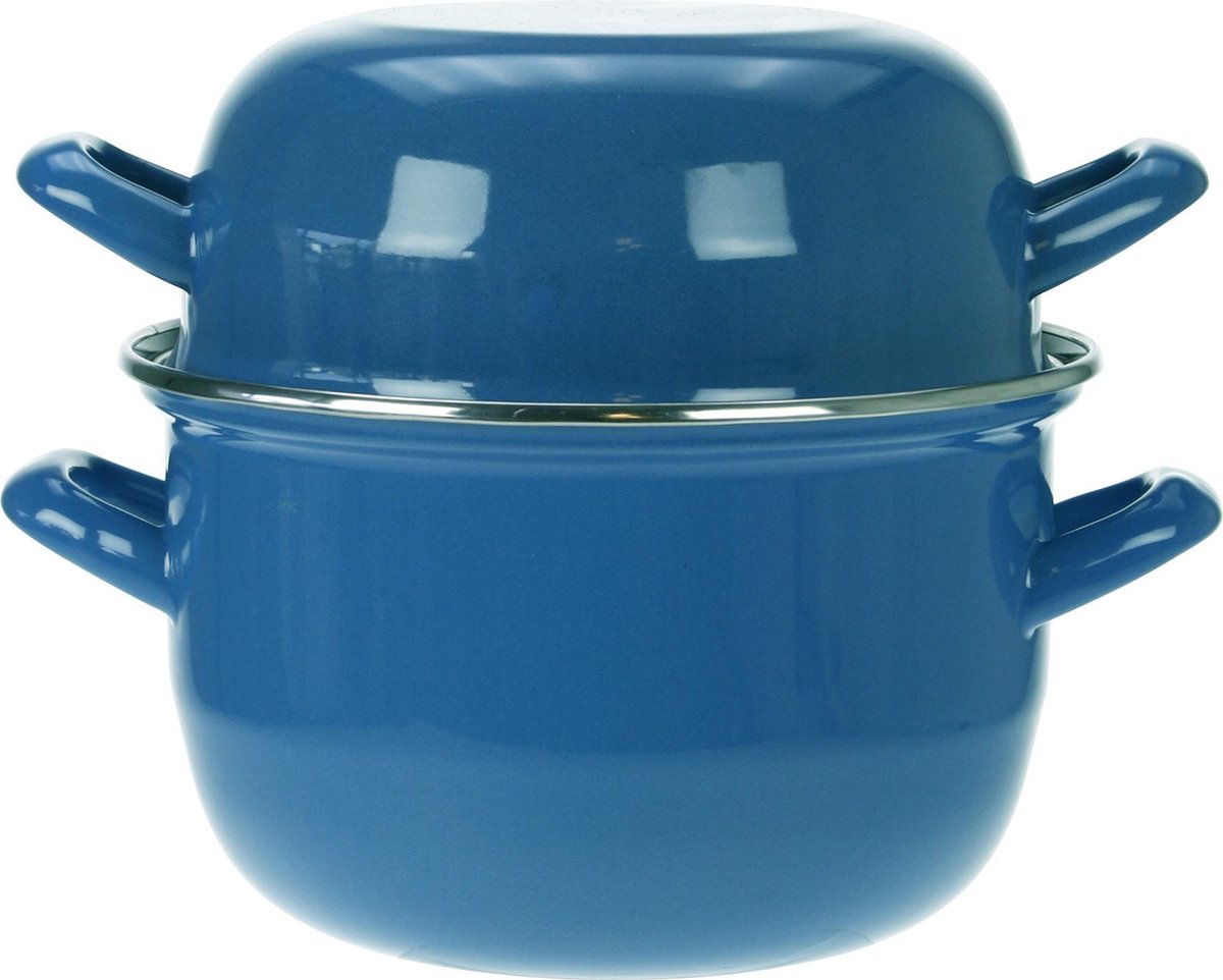 Cosy&Trendy Mosselpan - Ø 18 cm - 1,2 kg - 2L8 - Blauw