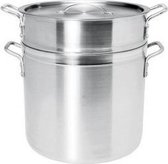 Hendi Aluminium Rijststomer met Inzet - 45 Liter - Ø40x(H)44,5cm