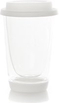 Travel Mug Glas Dubbelwandig 350 ml per 2 stuks